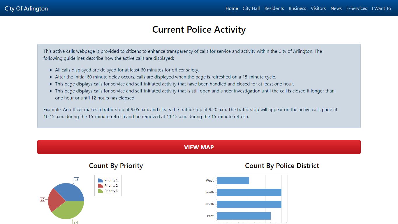 Arlington Police Department - Police Incidents